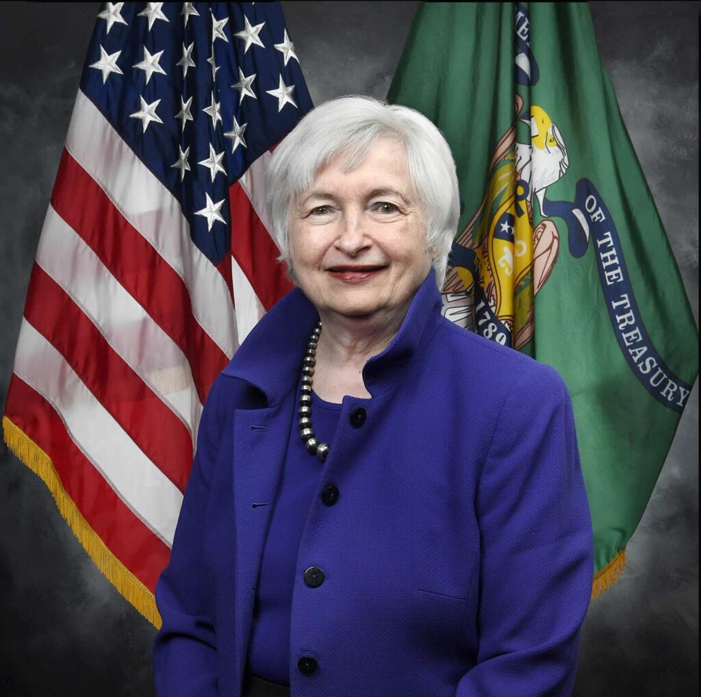 Secretary of the Treasury – Janet Yellen