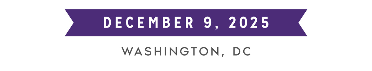 Event date: December 9, 2025 in Washington, DC