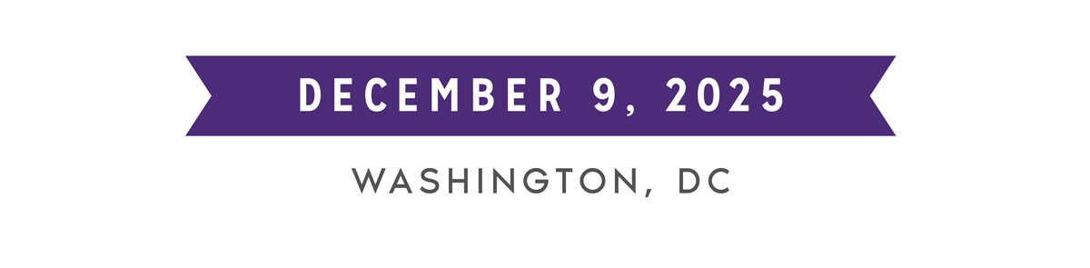 Event date: December 9, 2025 in Washington, DC